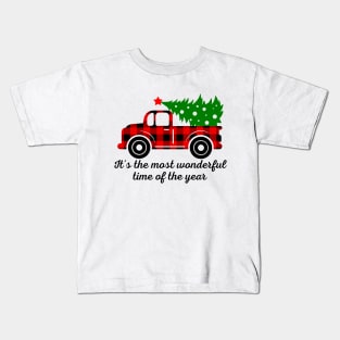 IT'S THE MOST WONDERFUL TIME OF THE YEAR Kids T-Shirt